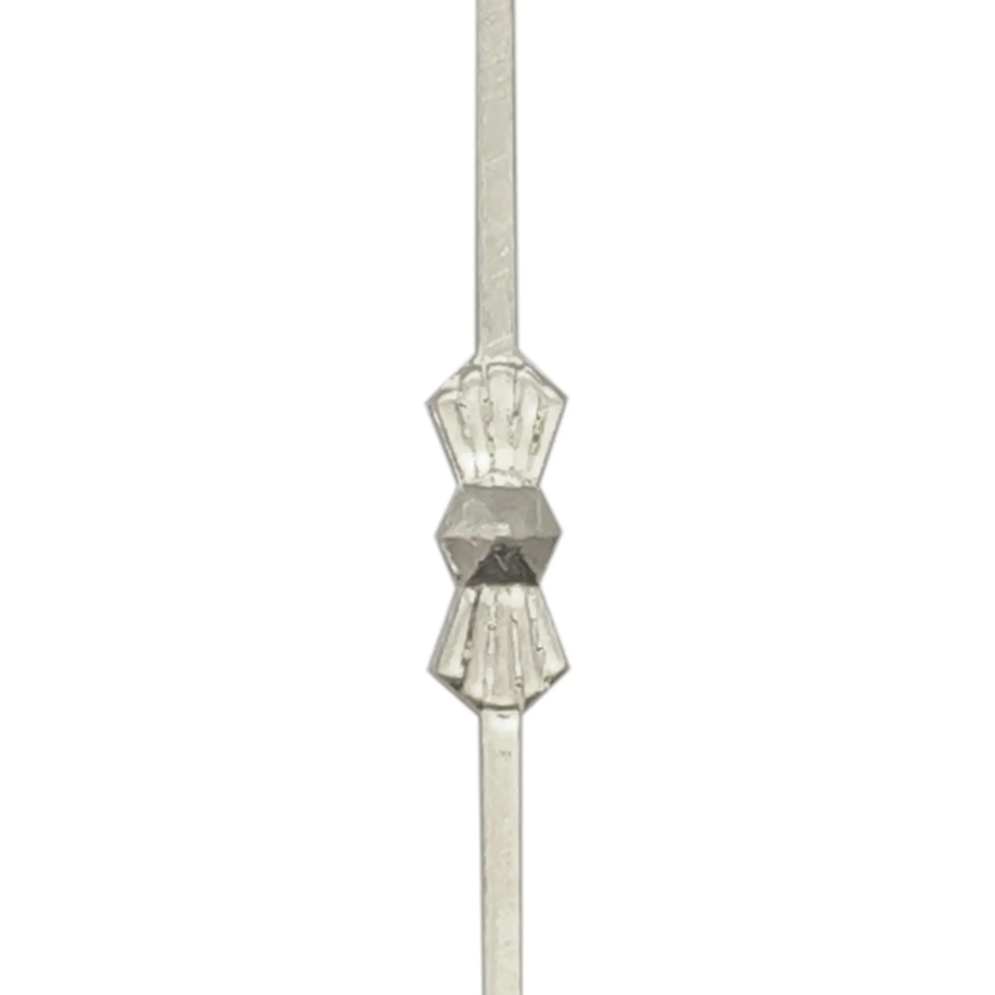 Bow Tie Straight Link Polished Chrome 33mm C90021  Diyas Crystal Link